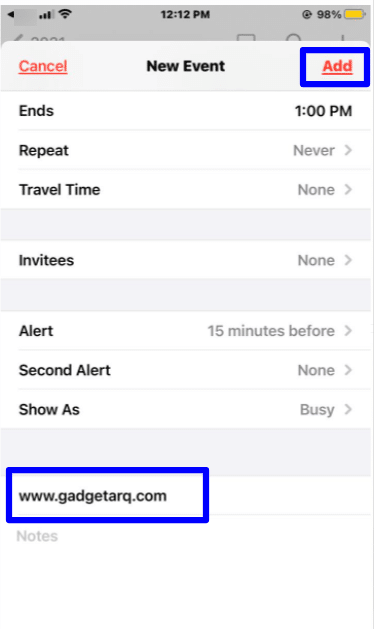 Add and manage calendar events