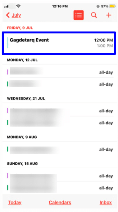 Add and manage calendar events 