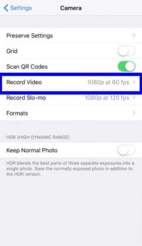 Record video with your iPhone and iPad