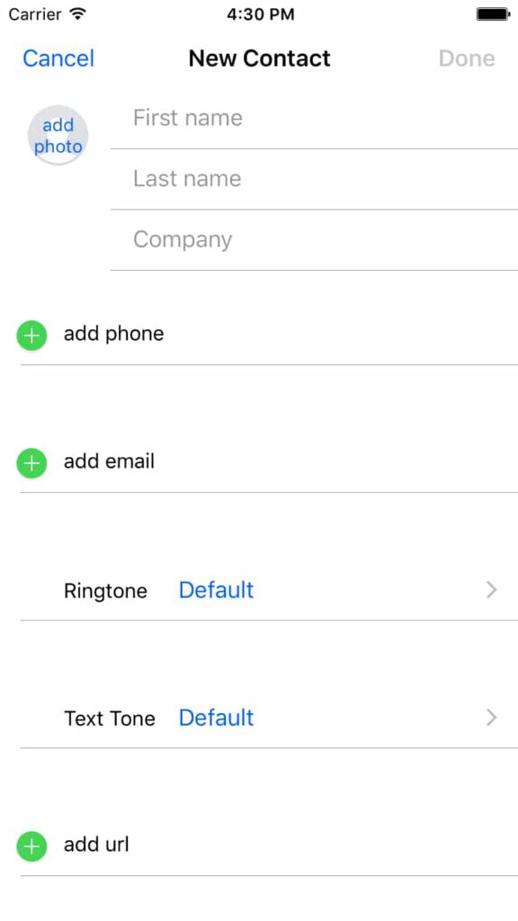 use Contacts on iPhone and iPad