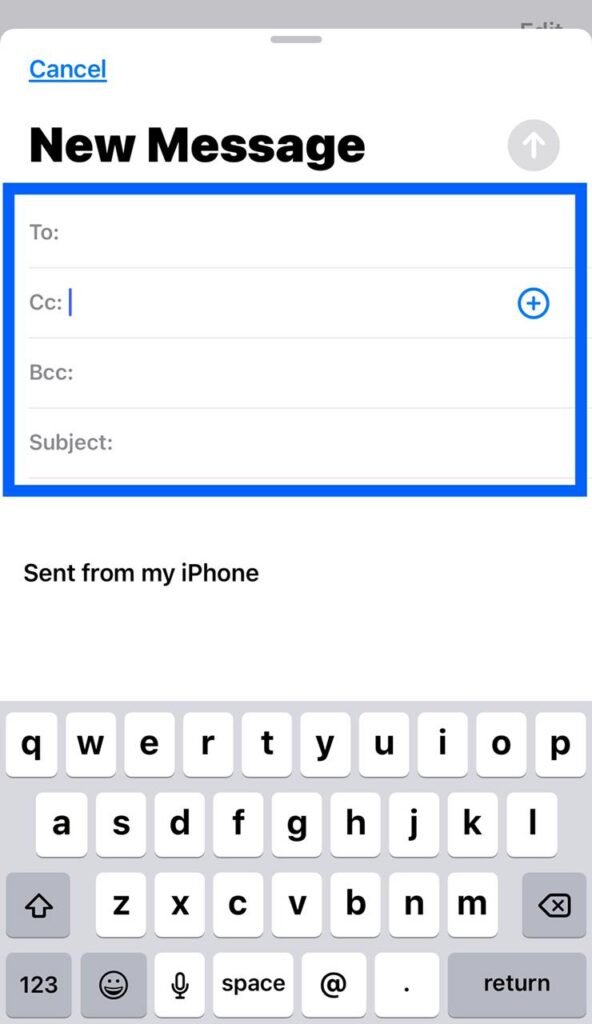 Sending an email from Mail App on iPhone and iPad!