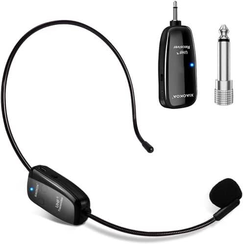 XIAOKOA UHF12 Wireless Mic Headset