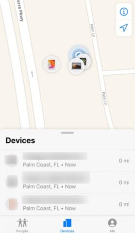 Use Find my App on iPhone: Locating a missing device!