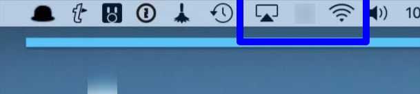 Menu bar 