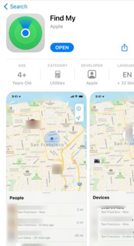 Use Find my App on iPhone: Locating a missing device!