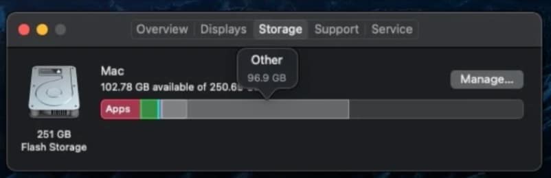Other storage MAC