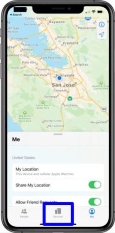 Use Find my App on iPhone: Locating a missing device!