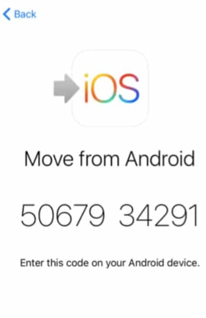 Switch from Android to iPhone
