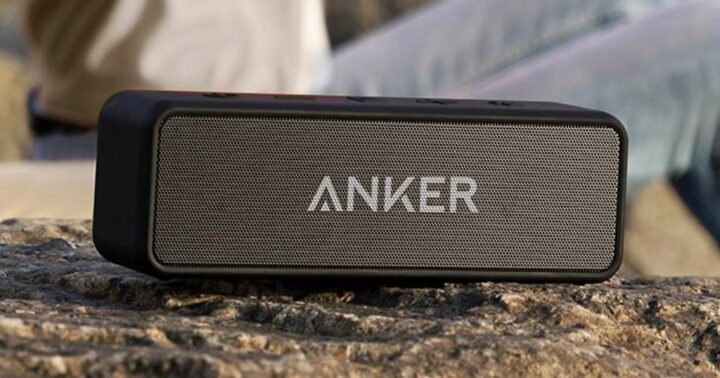 Anker Soundcore 2 Portable Bluetooth Speaker.