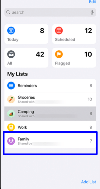 Use the Reminders app with Family Sharing on your iPhone and iPad!