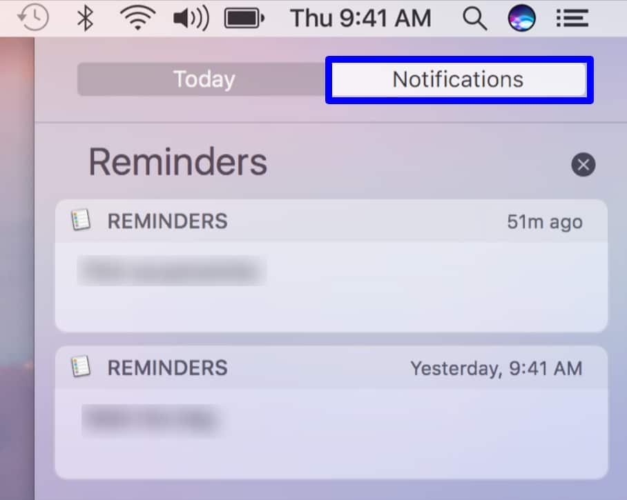 Notification Center