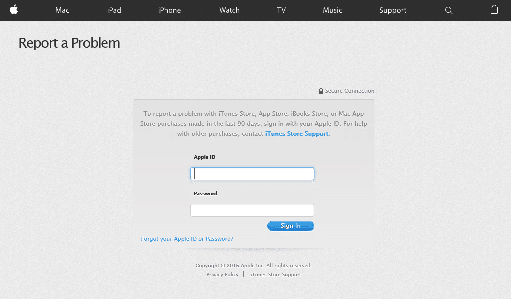 refund for apple purchases