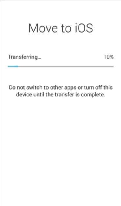 Switch from Android to iPhone