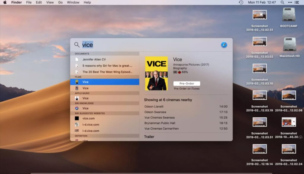 Use Spotlight on the Mac