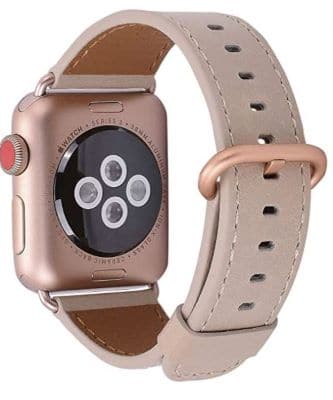JSGJMY Leather Band Compatible with Apple Watch