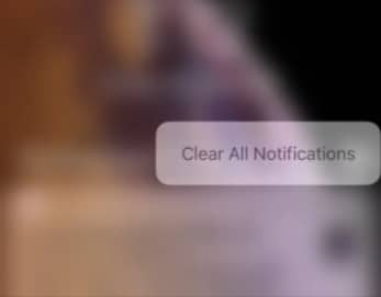 use iOS Notification Centre