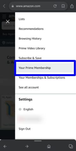 Signing up for Amazon Prime to get exciting benefits!