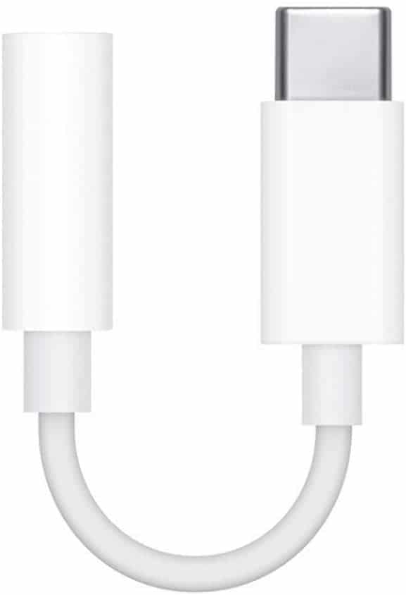 Apple USB-C to 3.5mm jack adapter