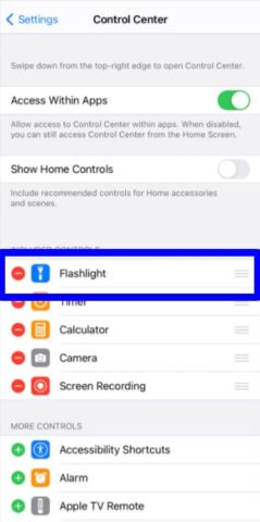 Flashlight iPhone