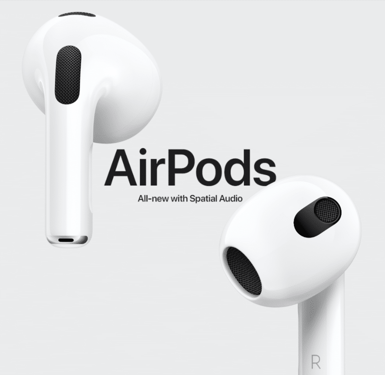 Introducing the all-new Airpods of 2021- Airpods 3!