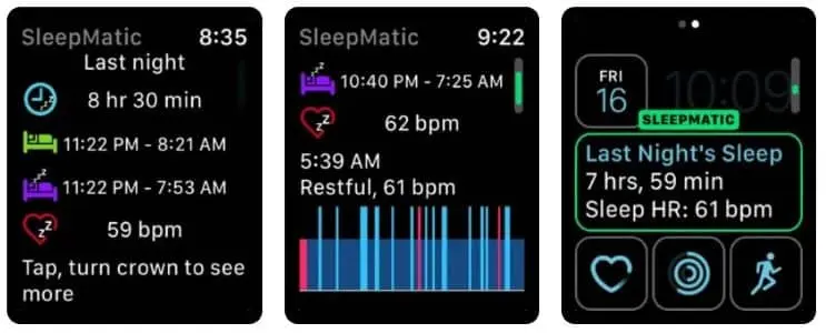Sleep Tracker Apple Watch Sleep apps 