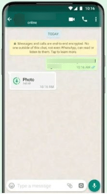 WhatsApp View Once feature