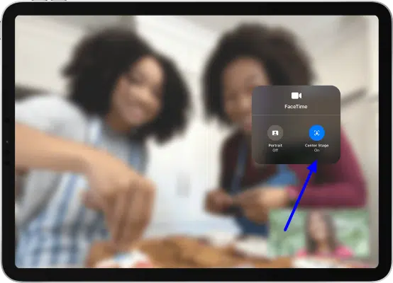 Enable during a FaceTime call