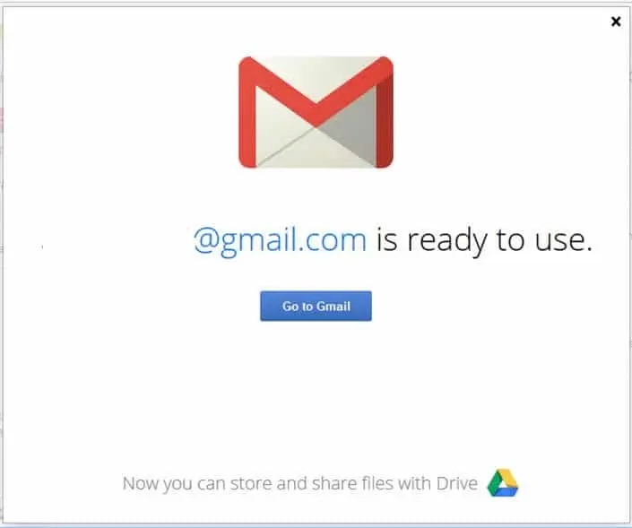 Create your new Gmail Account in a few clicks!