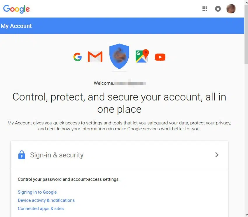 Kaitske oma Gmaili kontot