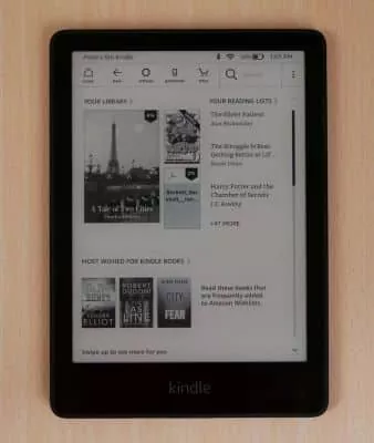 Lugemiskogemus ja sisu – Amazon Kindle Paperwhite 2021