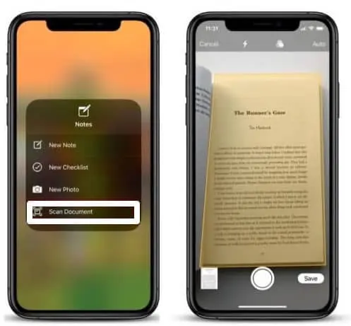  scan a document on iPhone 13 