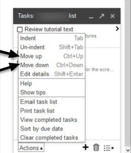 Creating tasks in your Gmail!