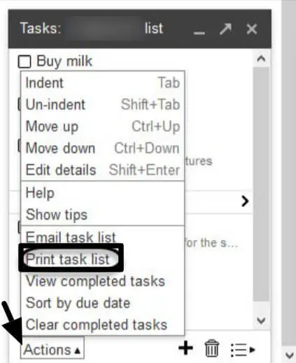 Creating tasks in your Gmail!