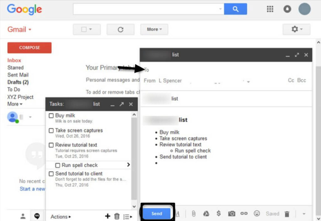 Tasks in Gmail