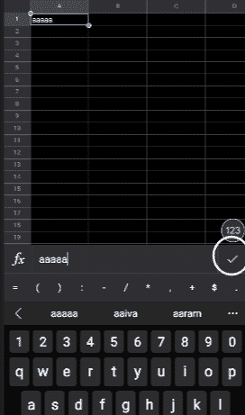 google sheets