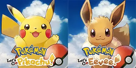 lets go pikachu and lets go eevee