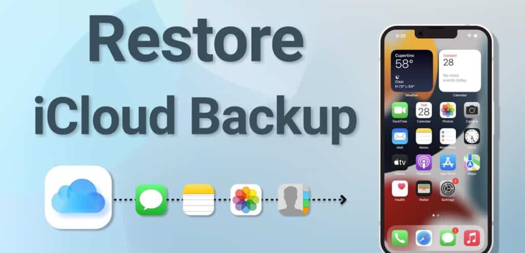Use Quick Start and restore from iCloud