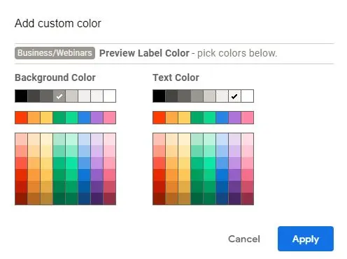 Gmail quick tip: Use color-code your Gmail labels/folders!