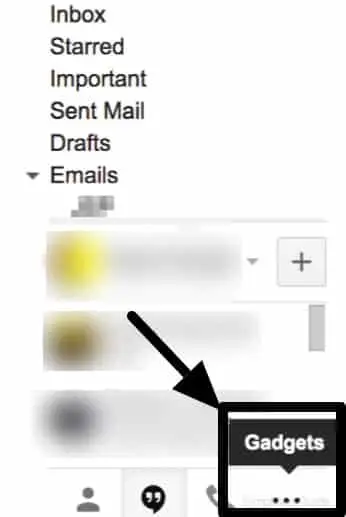 Add Google Calendar gadget in Gmail!