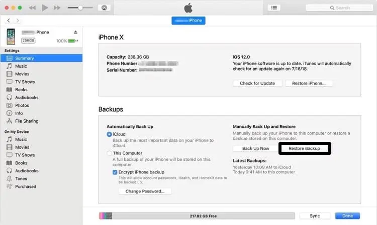 How to transfer data from your old iPhone to a new one using iTunes-2