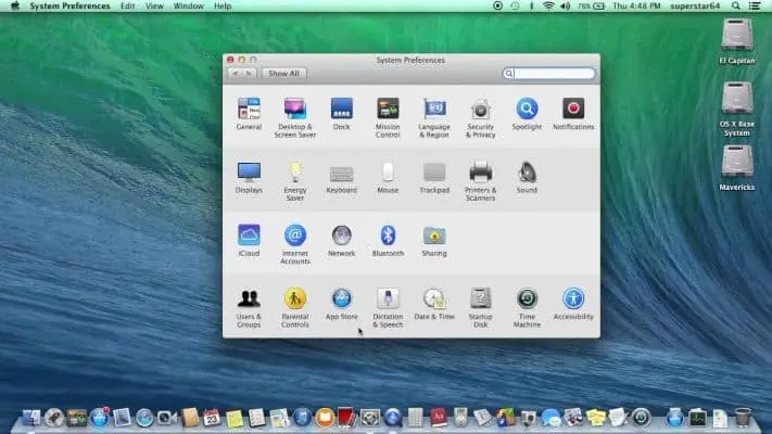 OS X 10.9 Mavericks