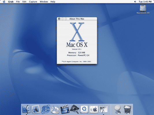 Puma- Mac OS X 10.1- Apple macOS Versions