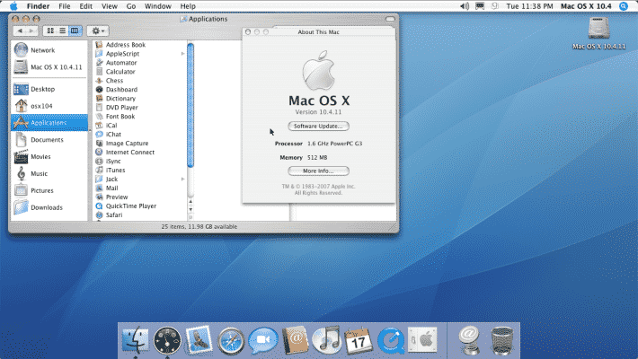 Mac OS X 10.4 (Tiger)