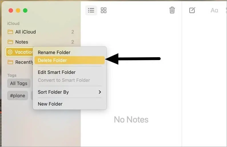 How to use tags in Notes on Mac?