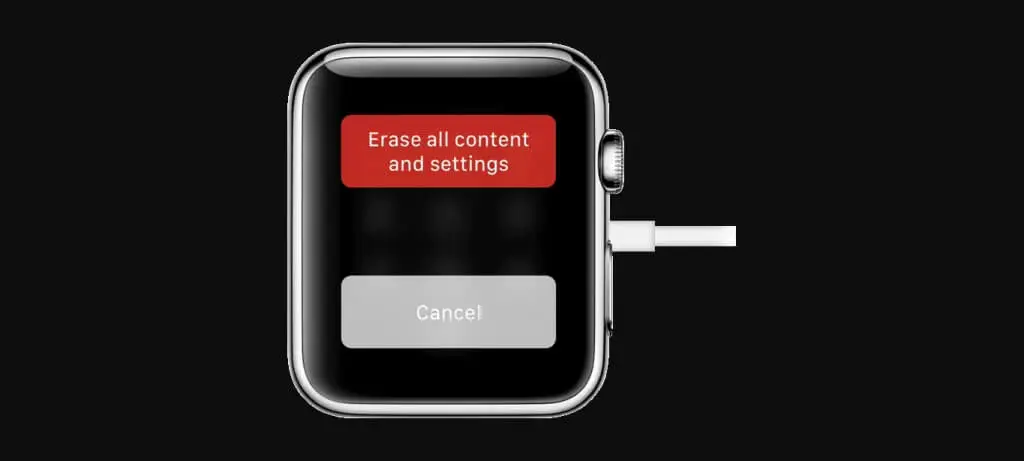  Reset Apple Watch without passcode