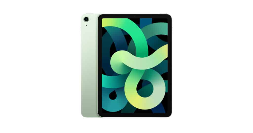 green shade of iPad