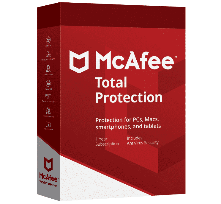 McAfee Total Protection.