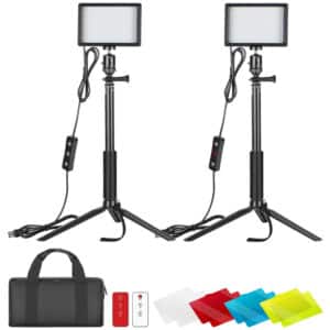 Neewer 5600K USB LED video lights 2-pack: Lighting for webcam streaming