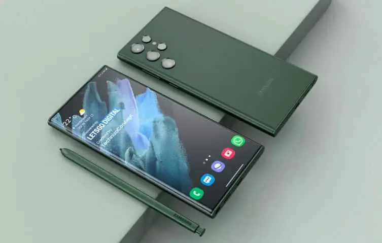 Samsung galaxy s22 Smartphone in 2022.