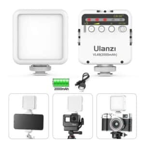 Ulanzi VL49 2000mAh LED video light: Lighting for webcam streaming